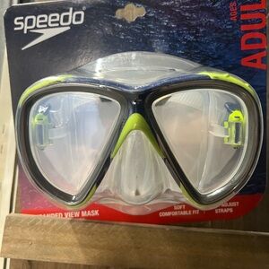 Speedo adult Swim Mask - Blue and Green